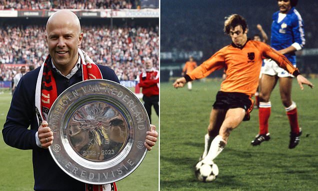 Dutch legend Johnny Rep backs Arne Slot to win the Premier League at Liverpool NEXT YEAR by bringing ‘Total Football’ to Anfield