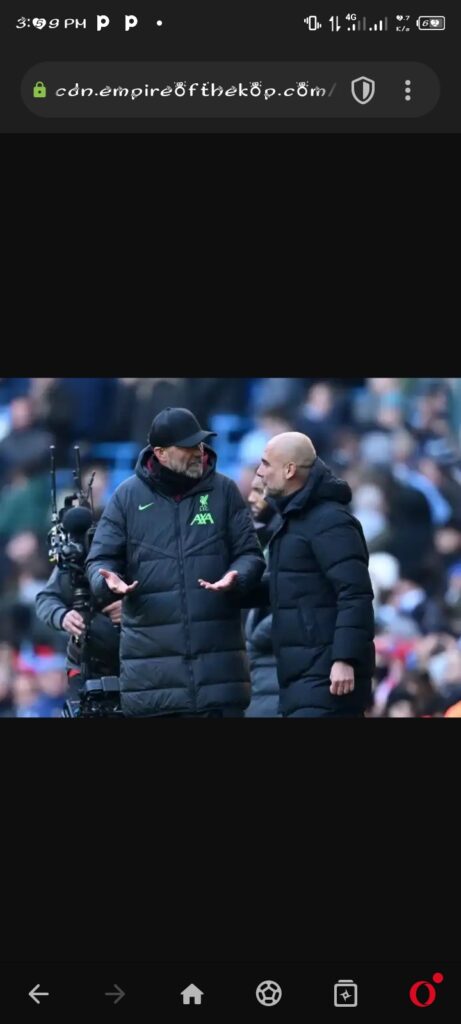 What Klopp has now said about Guardiola in direct message to Arne Slot