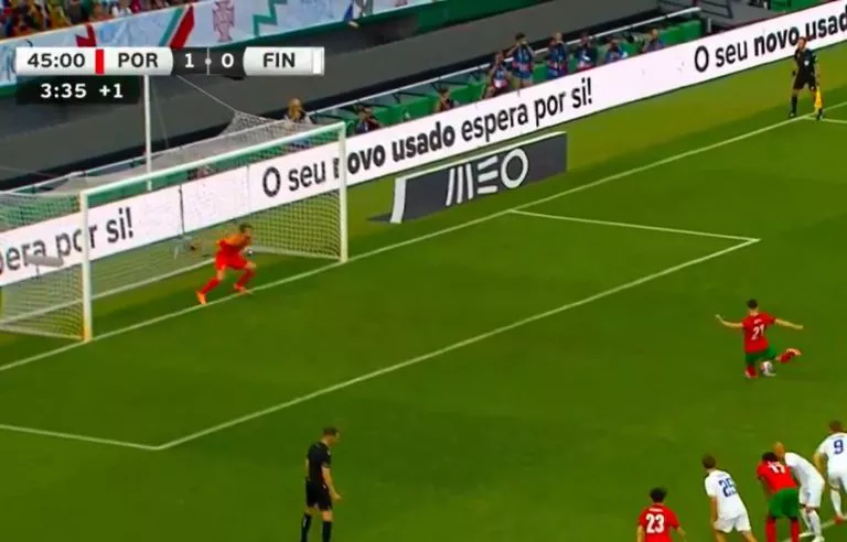 (Video) Ice cold: Diogo Jota doubles Portugal’s lead with emphatically dispatched penalty
