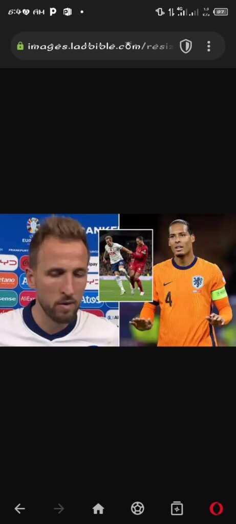 England captain Harry Kane snubbed Virgil van Dijk when naming the two toughest defenders he’s played against