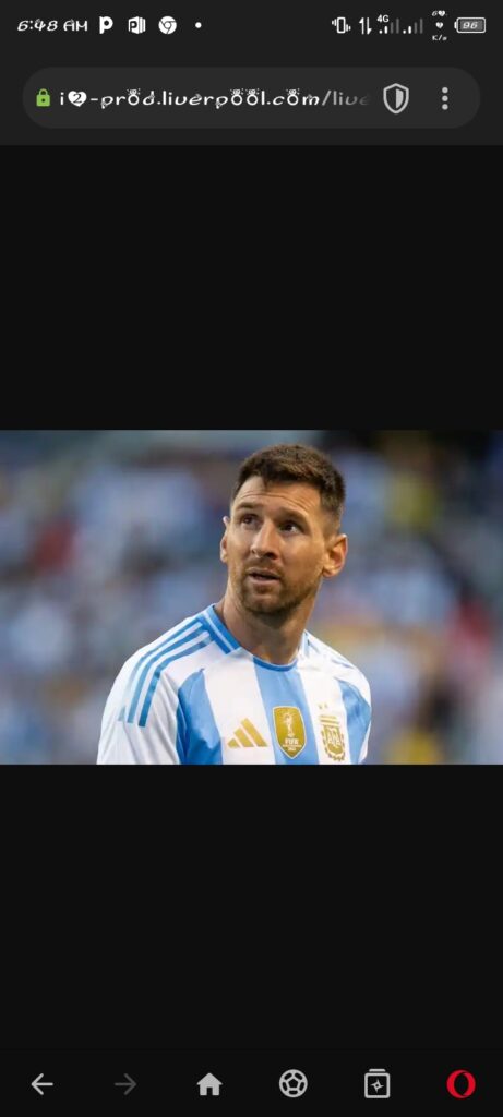 Lionel Messi offered chance to quit MLS and play for Liverpool icon