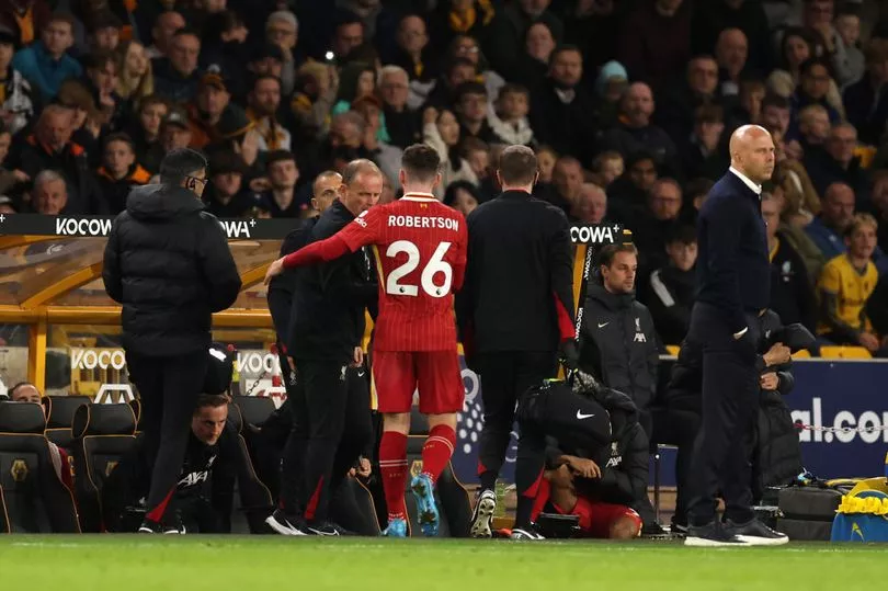 Arne Slot provides Andy Robertson injury update ahead of Liverpool clash with Bologna