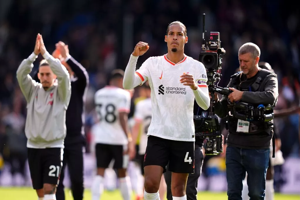 Virgil van Dijk reacts to surprising Liverpool statistic with three-word response