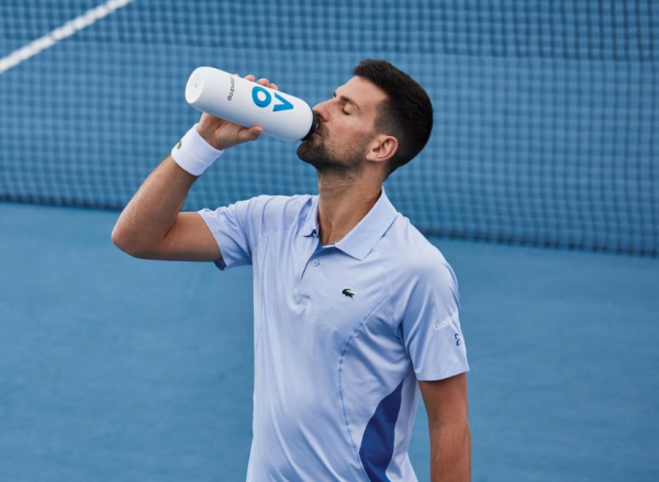 Novak Djokovic’s Waterdrop Becomes Official Water Bottle of the Australian Open