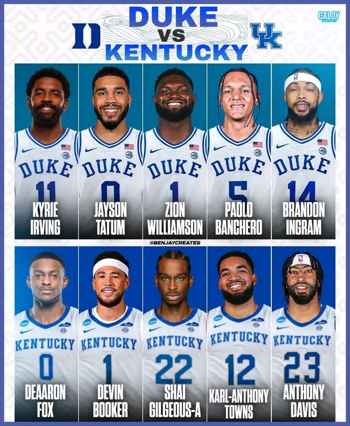 Duke vs. Kentucky: The Ultimate NBA Alumni Showdown That Has Fans Picking Sides