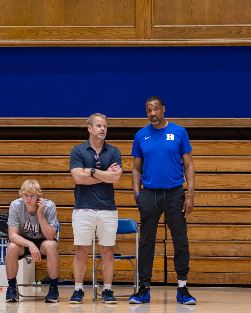 This Surprise Guest at Duke Practice Might Know a Thing or Two About Winning Rings