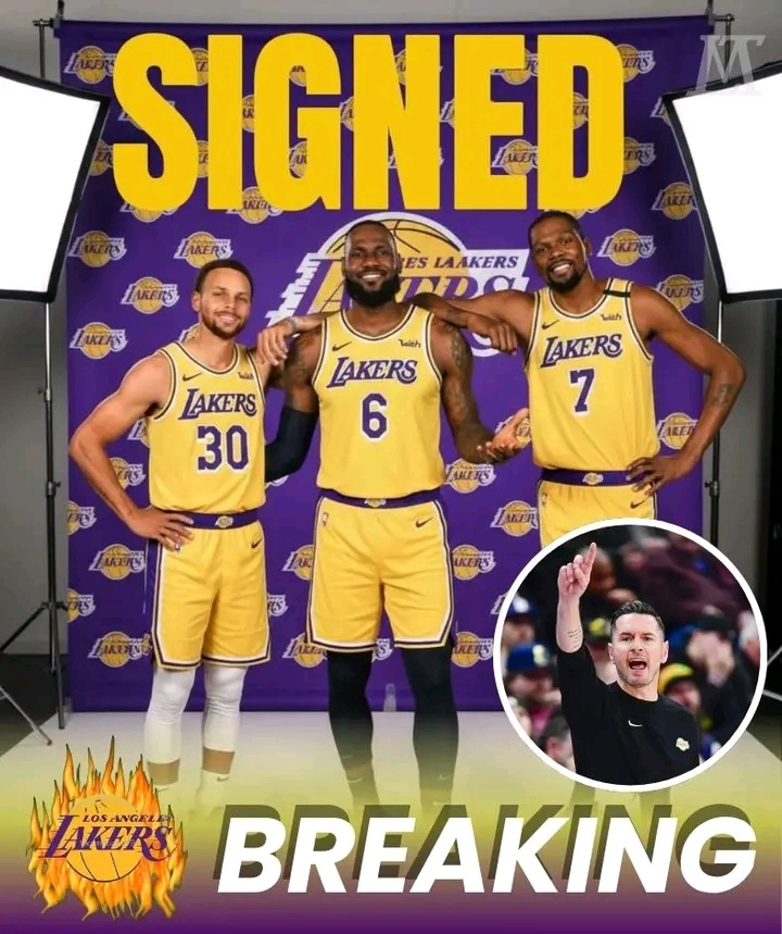 INSANE RUMOR: Lakers Reportedly Plot Historic Move to Unite LeBron James, Stephen Curry & Kevin Durant in L.A. — “It Would Break the NBA!