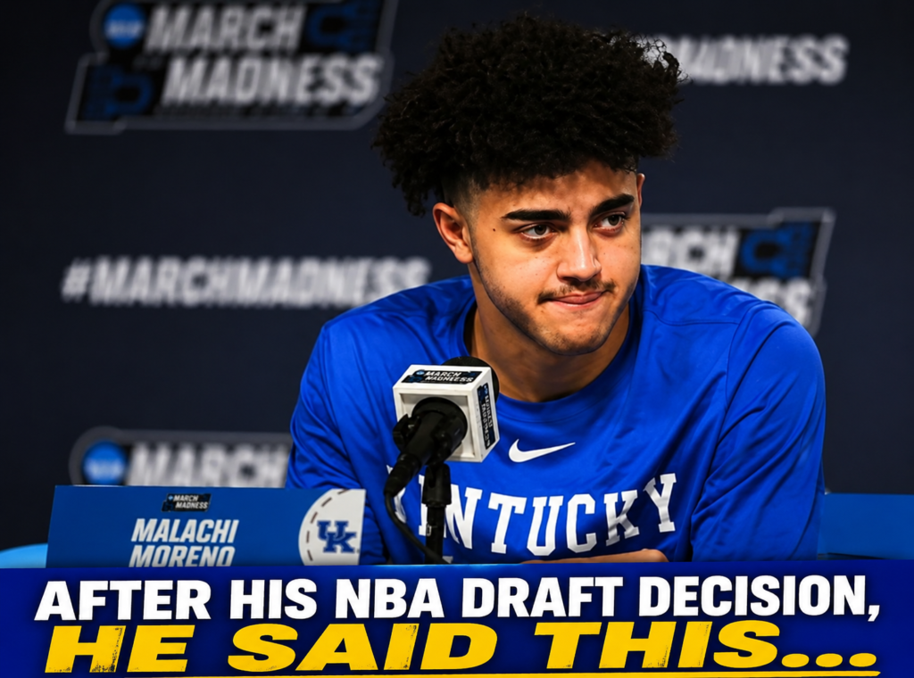 Malachi Moreno Sends A Powerful Message To Kentucky Fans After Huge NBA Draft Decision